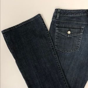 limited jeans flare flap pocket